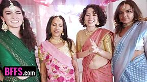 i went to this indian party blindfolded then it turned into a wild group rip and fuck fest