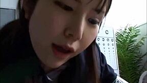 spanking cute asian teen ass leads to hot lesbian play