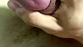 masturbating huge monster cock closeup right in your face explosive cumshot