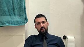 damn hung daddy strokes his meat hard 💦 cums buckets like a beast