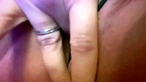 GOTHS JUICY PUSSY DRIPS FROM FINGERING ORGASM