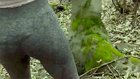 Hiking trail hides risky creampie in public park