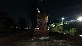 hey, check out my cute german wife flashing her ass to a stranger on the ciclovia...