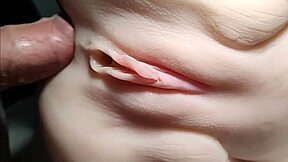 ready for crisp close-ups of cute fuck doll's big pussy double penetrated with toys?