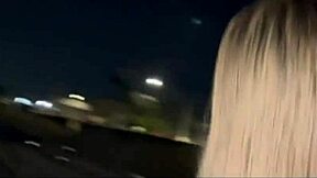 hey, check out my cute german wife flashing her ass to a stranger on the ciclovia...