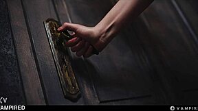 what if cute blonde falls under vampire spell for total lesbian slave submission?