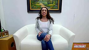 sexy brunette mercedez sucks rides monster cock handjobs rimjobs to swallow hot cum