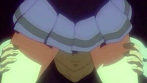 Hentai Babe Bent Over Kitchen Counter for Deep Anal Doggy Pounding