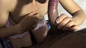 i suck off my dirty husband pov til hes cum covered