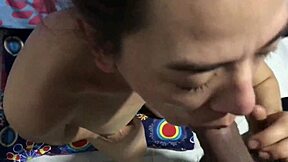 i suck off my dirty husband pov til hes cum covered