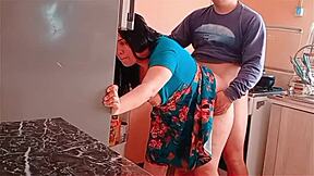 Caught Her Fucked Bent Over in Kitchen by Huge Cock!