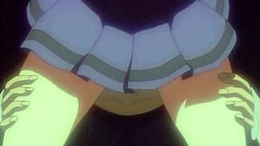 Hentai Babe Bent Over Kitchen Counter for Deep Anal Doggy Pounding