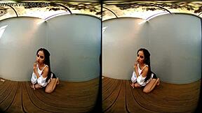 Damn! Young Asian Goddess Teases Petite Tits and Feet for You