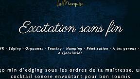 French Femdom Mistress Edges You Endlessly with JOI Audio Tease