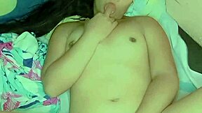 stepdad spies stepdaughter masturbating. then fills her with hot cum load