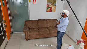 Horny Blonde Sucks Cock Then Fists Ass in Porn Casting Interview