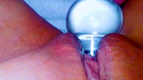 Curious coed squirts huge on glass toy – you won't believe the orgasm!