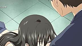 Anime hentai hardcore with big ass bent over doggystyle creampie blowjob