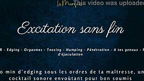French Femdom Mistress Edges You Endlessly with JOI Audio Tease