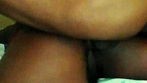 Naughty Ebony Big Booty Begs Stranger Creampie in Tight Pussy