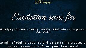 French Femdom Mistress Edges You Endlessly with JOI Audio Tease