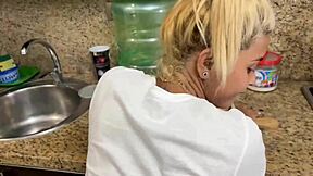 Damn! Beautiful Stepdaughter Craves Daddy's Intense Hard Lesson!