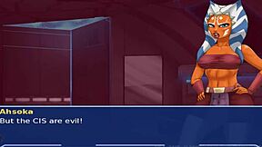 Slave Whore Begs Master For Boobs Torture In Star Wars BDSM Game Part 3