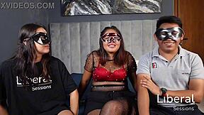 New cuckquean watches husband fuck juicy latina in front of her!