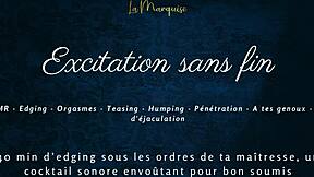 French Femdom Mistress Edges You Endlessly with JOI Audio Tease