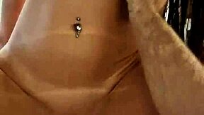 brunette babe rides cowgirl then gulps warm cumshot load