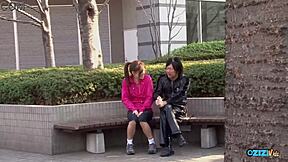 yoga DAME fingers her BIG ASS and hairy pussy to NIPPLE orgasm perfection