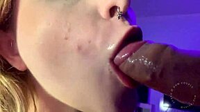 Stepsister's Sloppy Deepthroat Blowjob Floods Me With Overwhelming Ecstasy And Drool