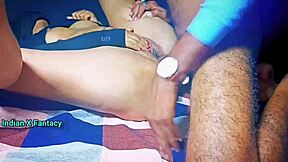 desi couple goes full romantic with 69 deepthroat then hardcore missionary sex in stockings