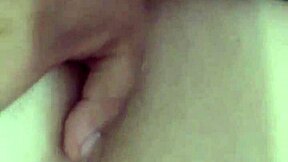 she sends me this hot vid of her rubbing one out moaning loud