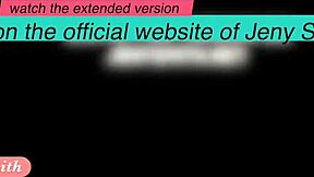 Jeny Smith flashes legs under skirt publicly