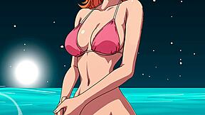 nami from one piece whispers joi asmr in spanish gets intense