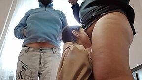 two horny students join teacher for real lesbian threesome muff diving pussy licks to orgasm