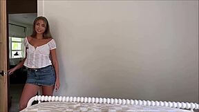 stepsis moans in taboo creampie cowgirl riding