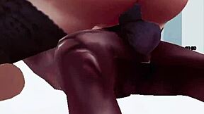 sex after breakfast vu... pretty outdoor bbc monster cock pounding