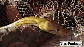 yo nicole aniston hunts minotaur and milks balls dry