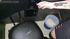 Gloryhole Slut Swallows Loads Kisses Cuck