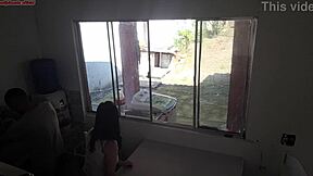 Deaf Hubby Washes Dishes While Brazilian Wife Rides Huge Black Cock