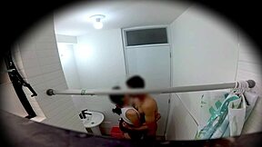 mexican college girl fucks in bathroom after holiday party miniskirt upskirt orgasm