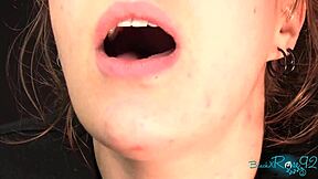 seductive housewife milf whispers filthy joi instructions through her glasses pov