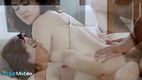 Petite Redhead's Trimmed Pussy Quivers from Wild Doggystyle Pounding