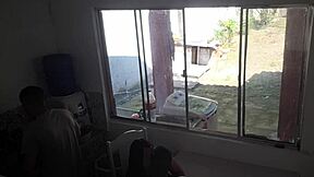 Deaf Hubby Washes Dishes While Brazilian Wife Rides Huge Black Cock