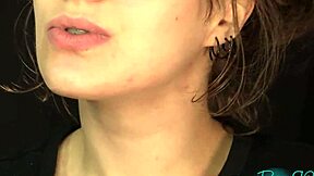 seductive housewife milf whispers filthy joi instructions through her glasses pov