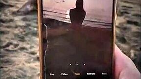 stranger's beach blowjob on my cock cum covered her cute latina face??