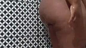 chubby ebony latina with massive tits teases her wet pussy solo homemade