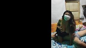 hot stepsis climbs chest strips panties sucks dick i lick to intense orgasms